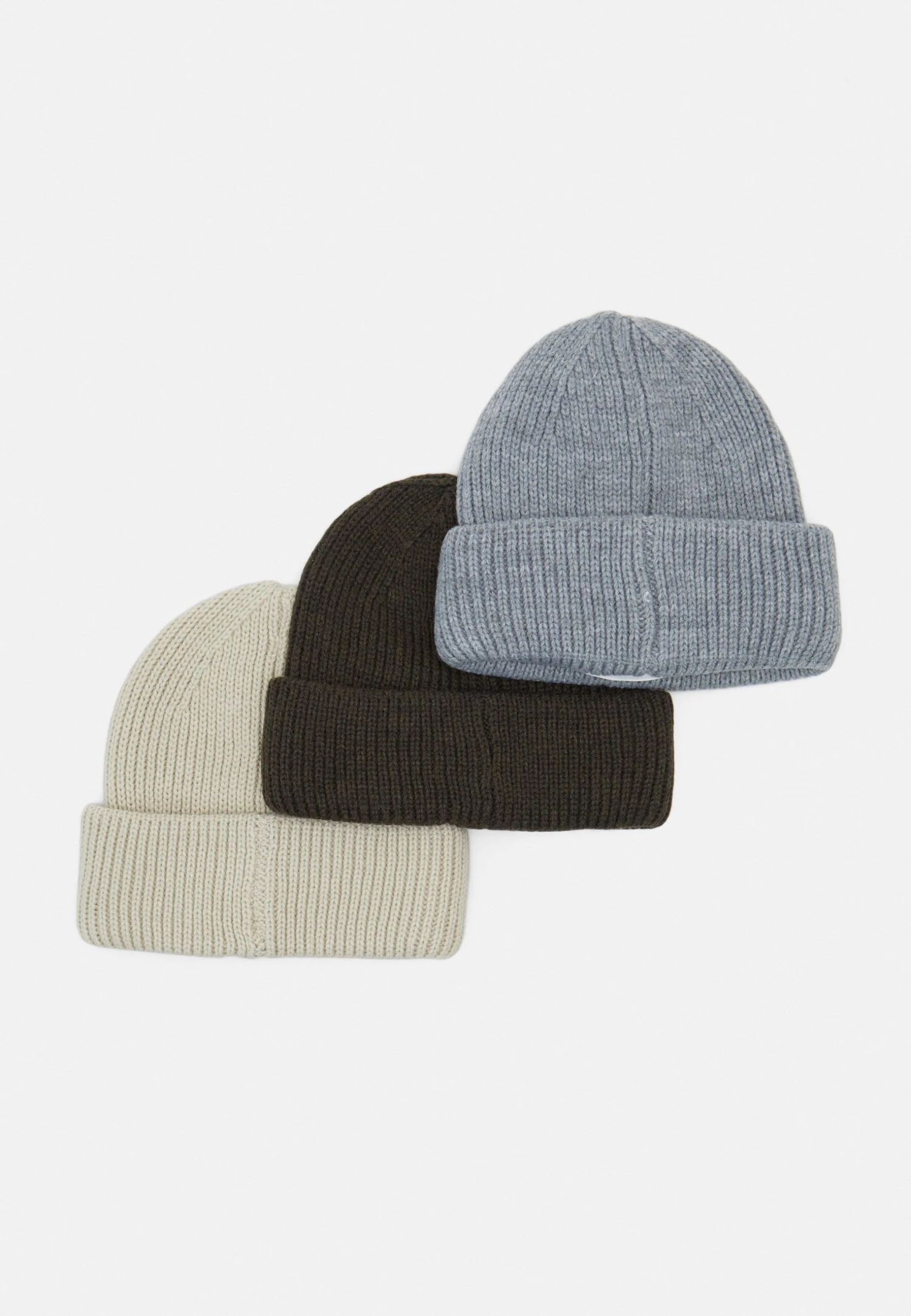 Pier One Unisex 3 PackBerrettoKhaki /Grey/Beige Donna Cappelli E Foulard PI954P009-N11 4 Pier One Unisex 3 PackBerrettoKhaki /Grey/Beige Donna Cappelli E Foulard PI954P009-N11 - immagine 2