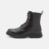 Pier One LeatherStivaletti StringatiBlack Uomo Stivaletti/Stivali PI912K0BD-Q11 -Negozio Online Pier One Italia 1ed3192bc5834cbc9c5b0a71112b7278