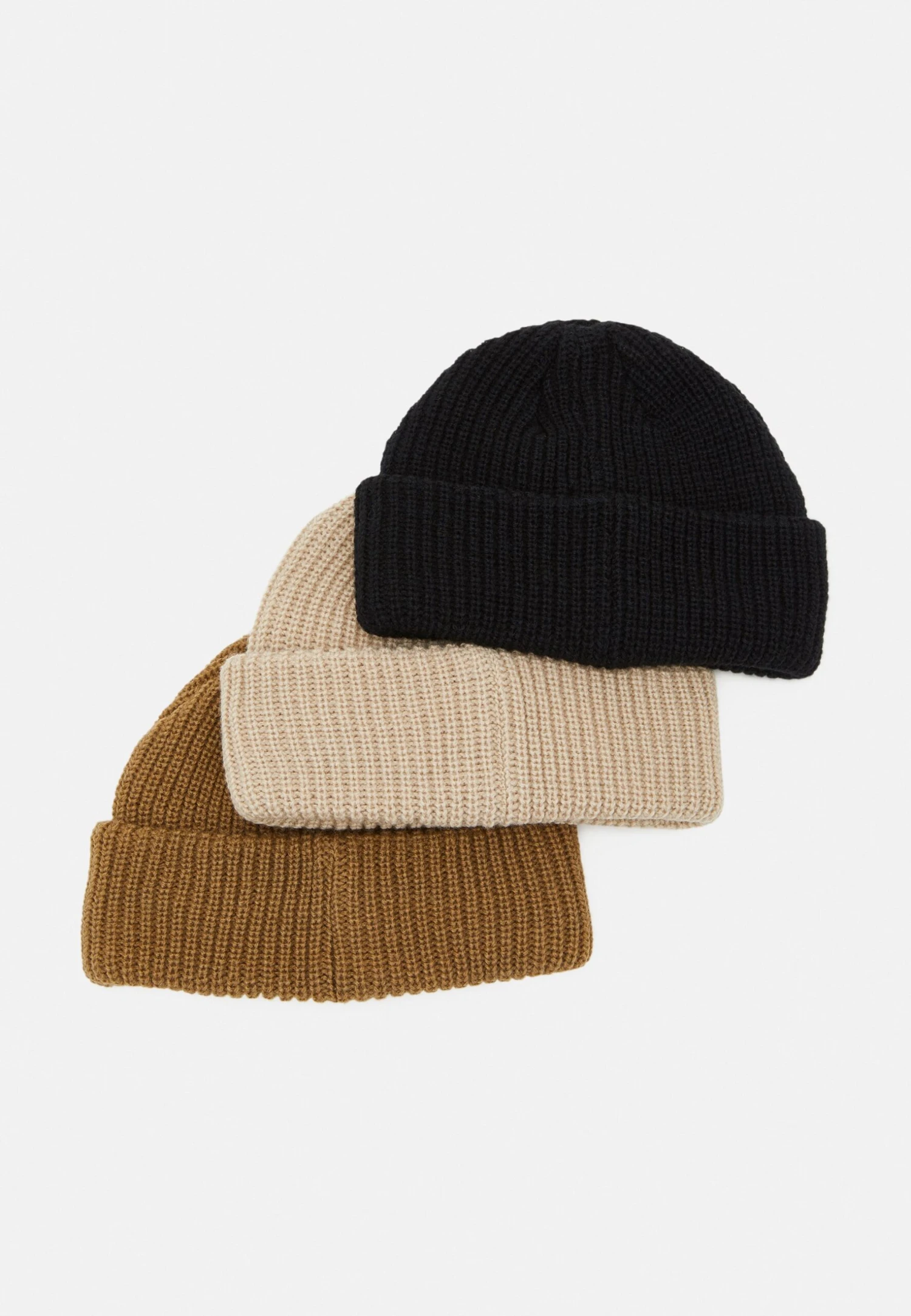 Pier One Unisex 3 PackBerrettoBlack/Khaki/Beige Donna Cappelli E Foulard PI954P00M-Q13 4 Pier One Unisex 3 PackBerrettoBlack/Khaki/Beige Donna Cappelli E Foulard PI954P00M-Q13 - immagine 2