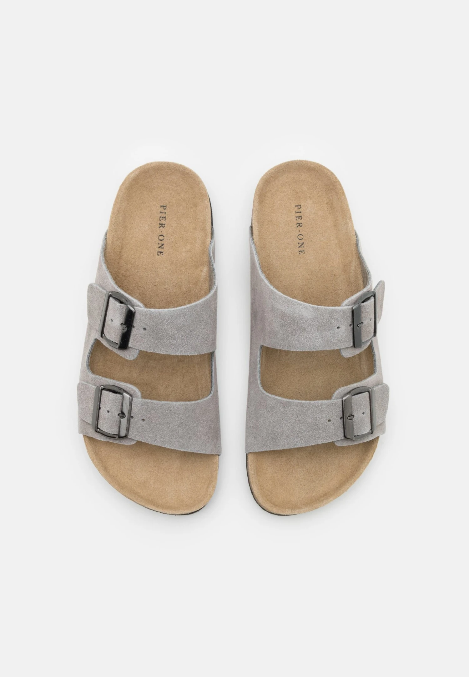 Pier One Leather Unisex - Pantofole - Grey 6 Pier One Leather Unisex - Pantofole - Grey - immagine 4