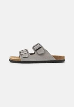 Pier One Leather Unisex - Pantofole - Grey